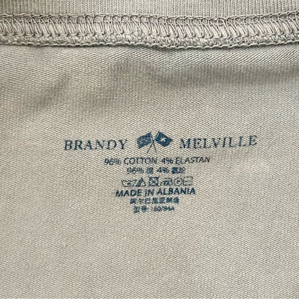 Brandy Melville Blue Fold Over Low Waist Wide Leg Yoga Pants O/S Like New - Picture 5 of 7